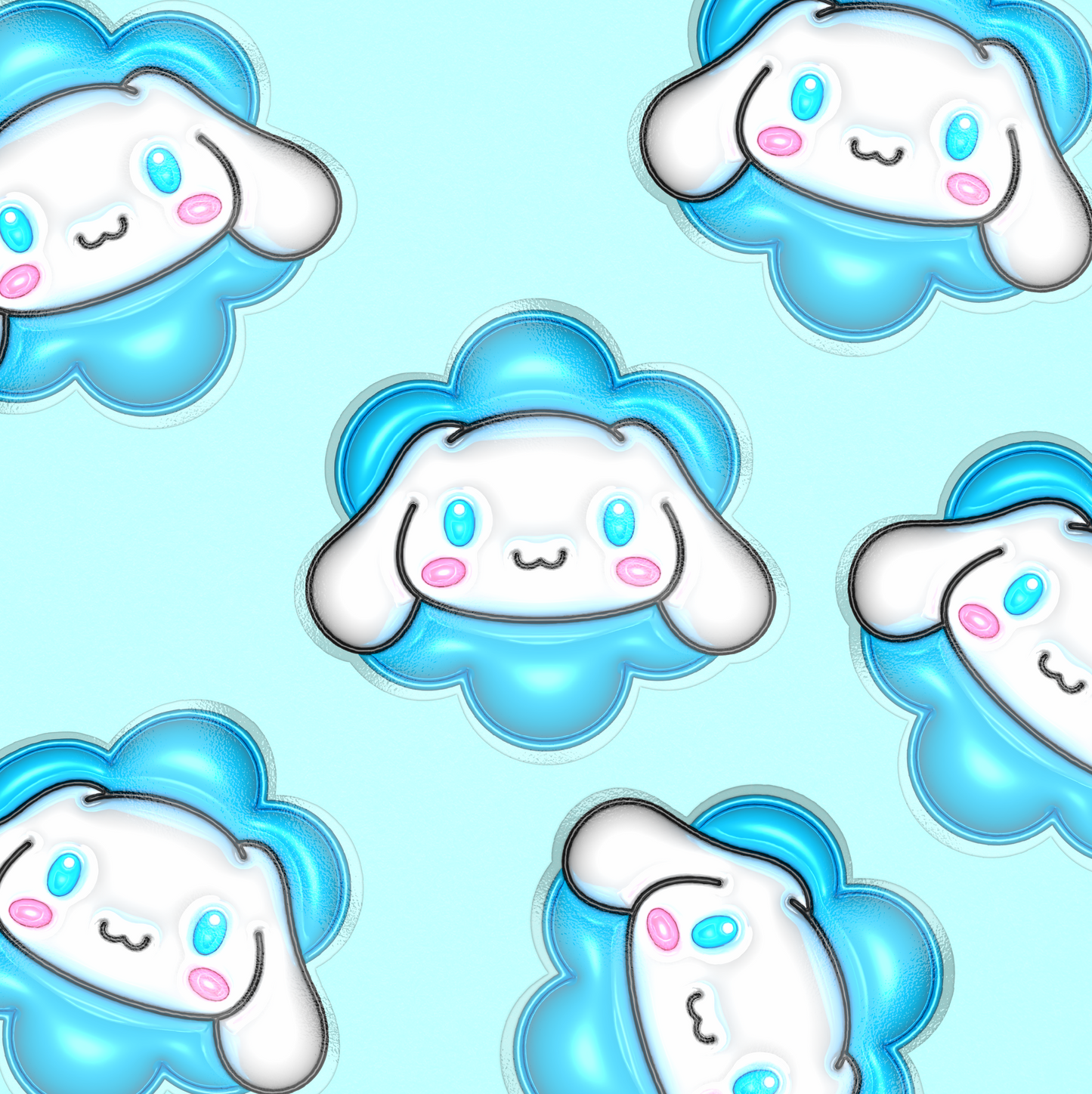 CINNAMOROLL BALLOON STICKER