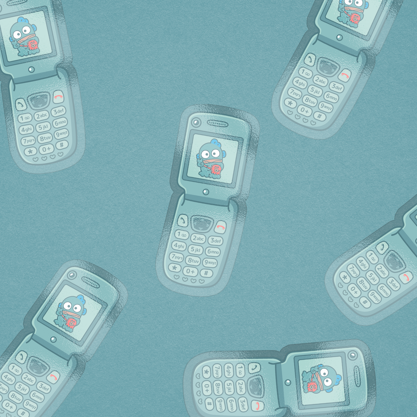 HANGYODON FLIP PHONE STICKER