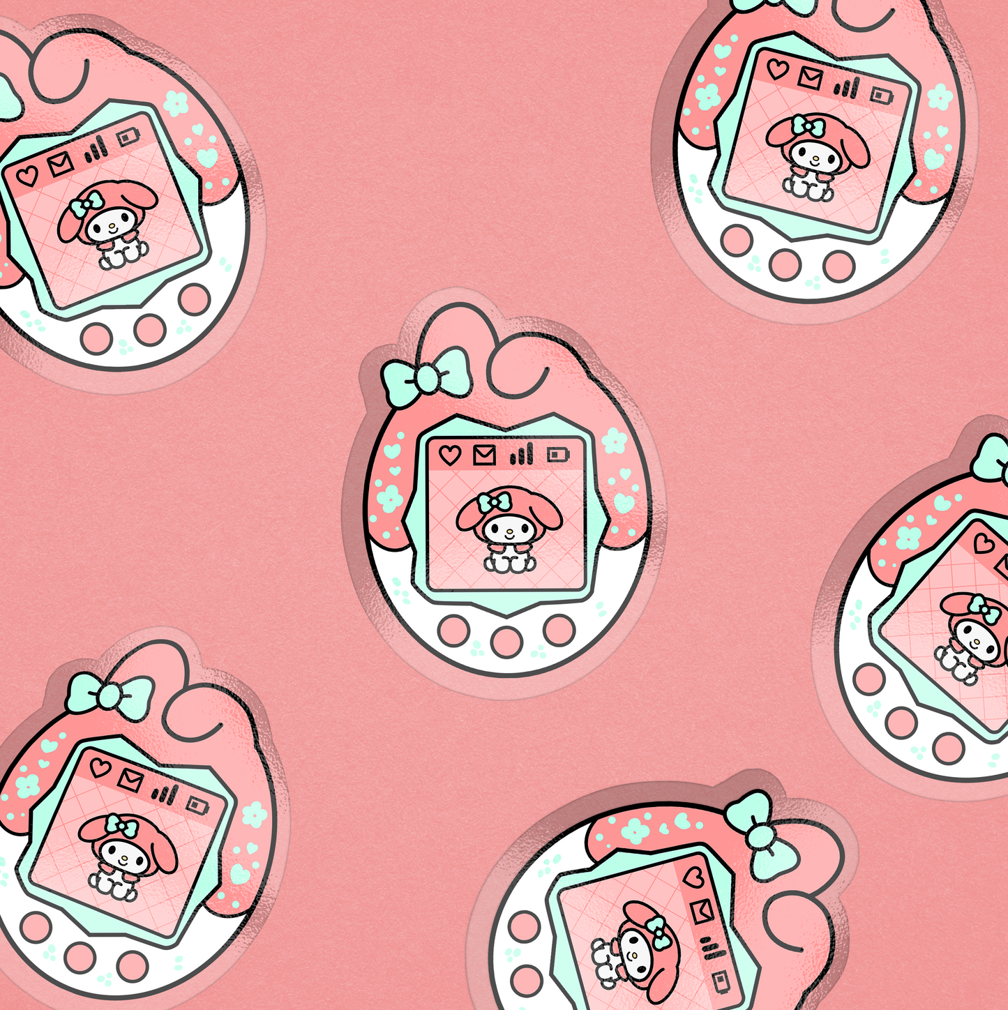 MY MELODY TAMAGOTCHI STICKER