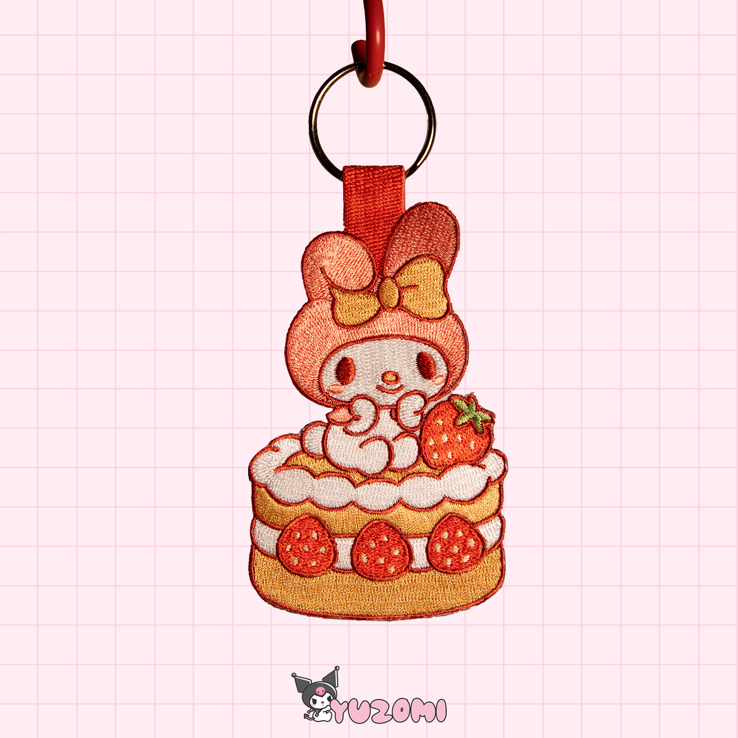 MY MELODY CAKE KEYTAG