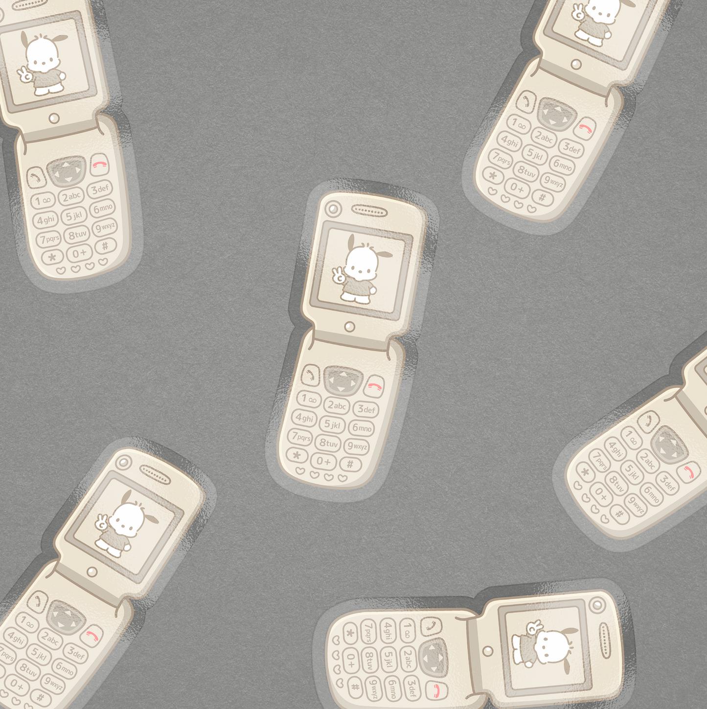 POCHACCO FLIP PHONE STICKER