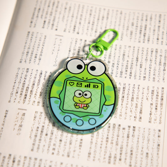 KEROPPI TAMAGOTCHI KEYCHAIN