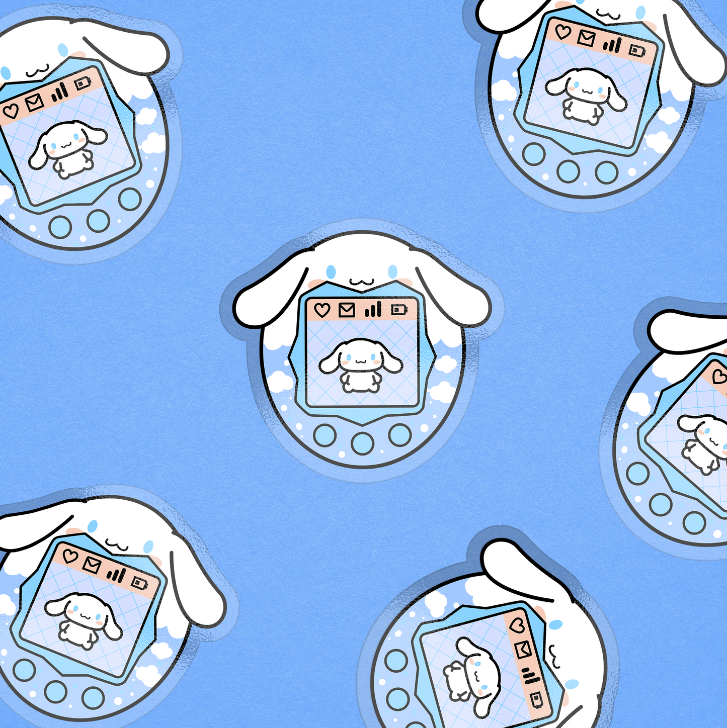 CINNAMOROLL TAMAGOTCHI STICKER