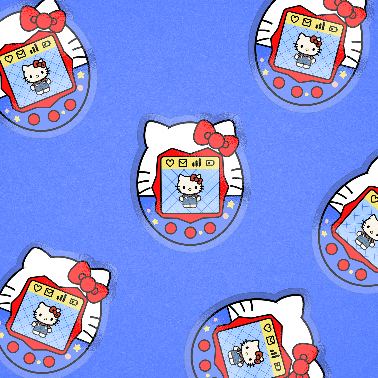 HELLO KITTY TAMAGOTCHI STICKER