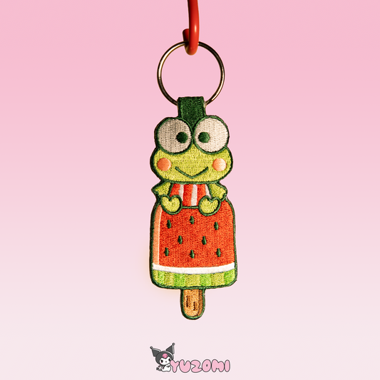 KEROPPI EMBROIDERED KEYCHAIN