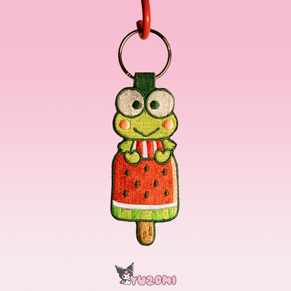 KEROPPI EMBROIDERED KEYCHAIN
