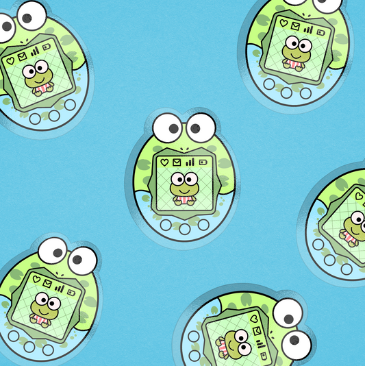 KEROPPI TAMAGOTCHI STICKER