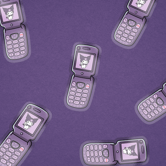 KUROMI FLIP PHONE STICKER