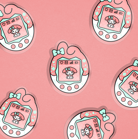 MY MELODY TAMAGOTCHI STICKER