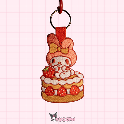 MY MELODY CAKE KEYTAG