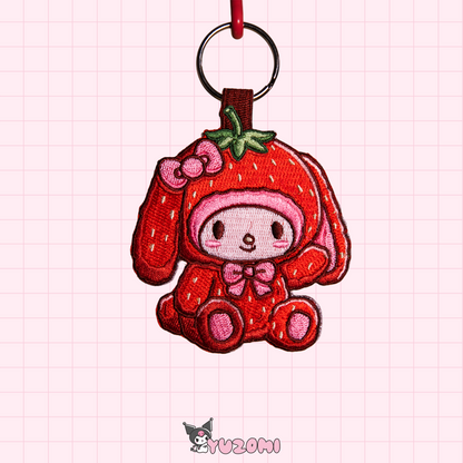 MY MELODY-BERRY KEYTAG