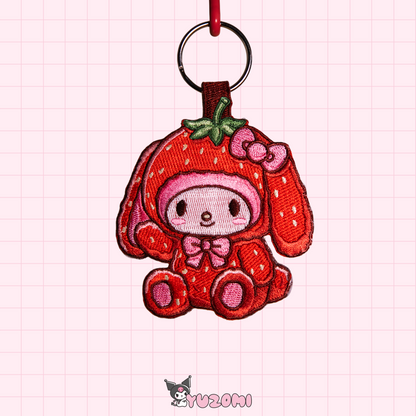 MY MELODY-BERRY KEYTAG