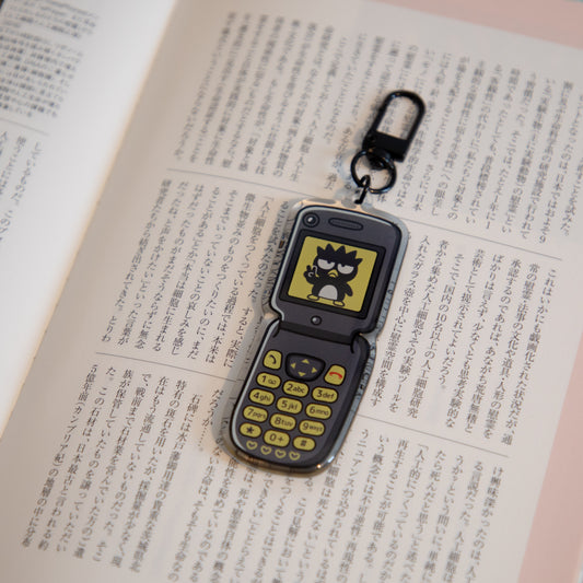 BADTZ-MARU FLIP PHONE KEYCHAIN
